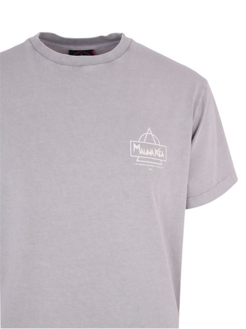 T-shirt uomo Mauna Kea logo wash panna MAUNA KEA | MKU100SW03